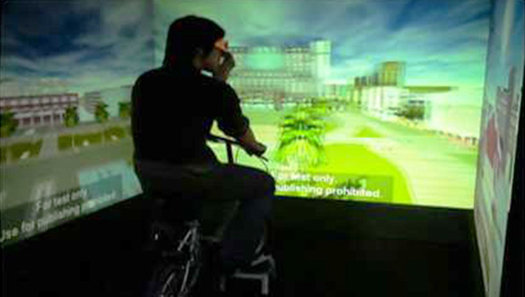 虚拟自行车驾驶