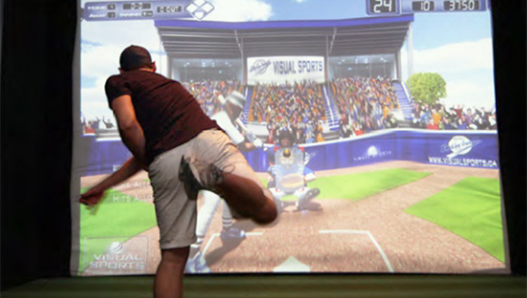 虚拟棒球投掷